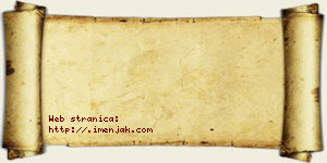 Jagoda Radić vizit kartica